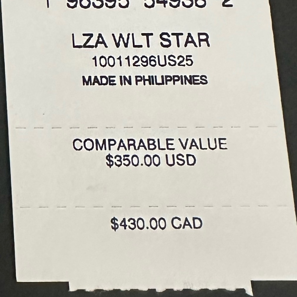 Coach Cream Star-Embellished Large Leather Wallet w Strap. NWT. Limited Edition - Picture 15 of 16